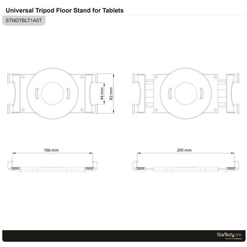 StarTech.com Tripod Tablet Houder met Statief