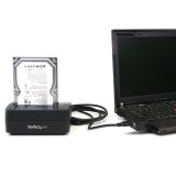 StarTech.com Single Bay USB 3.0 naar SATA HDD Docking Station, USB 3.0 (5 Gbps) Hard Drive Dock, Externe 2.5/3.5" SATA I/II/III HDD/SSD Dock Station, Hot-Swap Hard Drive Bay, Top-Loading
