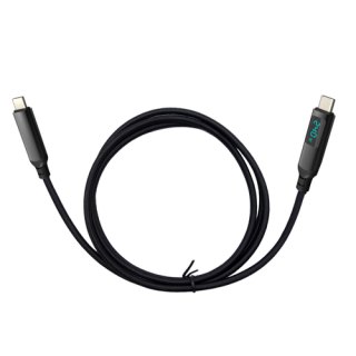 i-tec Thunderbolt 4/USB4 Class Pro Cable 240W with LCD (40 Gbps, 150 cm)