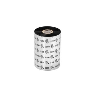 Zebra 3200 Wax/Resin thermal ribbon 450 m Zwart