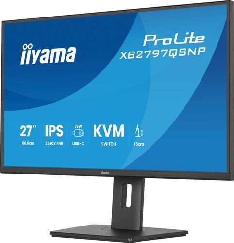 iiyama ProLite XB2797QSNP-B1 computer monitor 68,6 cm (27") 2560 x 1440 Pixels Quad HD LCD Zwart