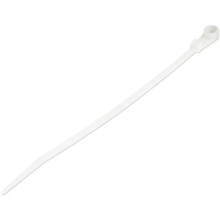 StarTech.com 15 cm Kabelbinders met Montagegat 3 mm Breed, 40 mm Bundeldiameter, 18 kg Treksterkte, Zelfsluitende Nylon 66 Snelbinders met Schroefgat, UL Listed, 100 stuks
