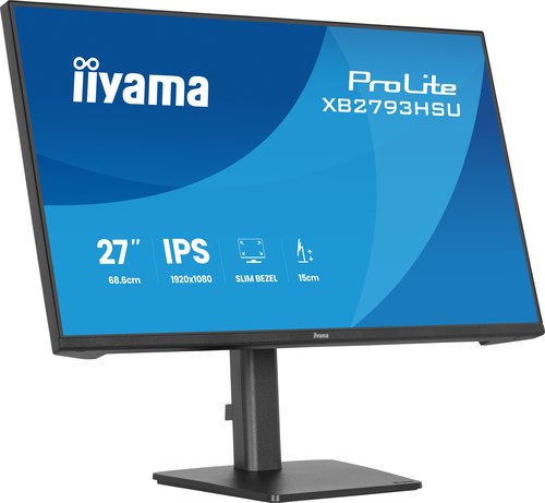 iiyama ProLite XB2793HSU-B1 computer monitor 68,6 cm (27") 1920 x 1080 Pixels Full HD LED Zwart