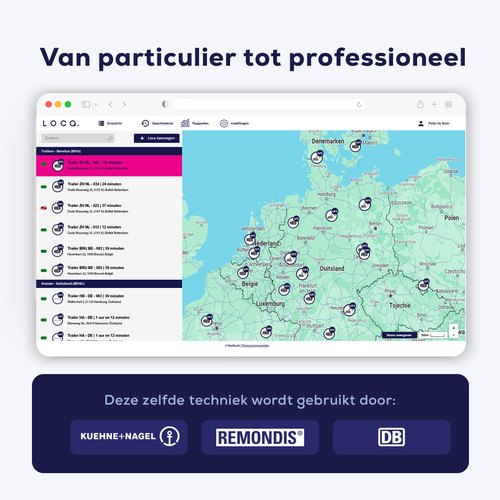 Nedsoft Loca 2 GPS tracker - Zónder abonnement – 3 jaar batterijduur – Waterdicht – 4G Future proof