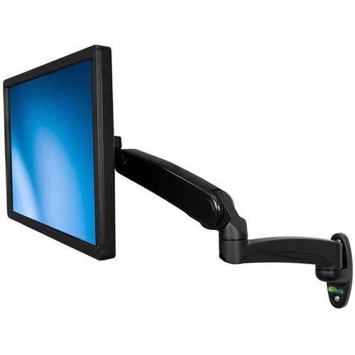 StarTech.com ARMPIVWALL flat panel bureau steun 76,2 cm (30") Muur Zwart