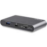 StarTech.com USB-C Dock - 4K Dual Monitor DisplayPort - Mini Laptop Docking Station - 100W Power Delivery Passthrough - GbE, 2-Port USB-A Hub - USB Type-C Multiport Adapter - 1m kabel