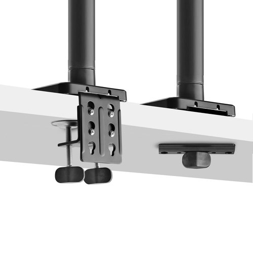 StarTech.com Monitor Arm voor Bureau, Tot 49in 32:9 Ultrawide Curved Monitors, Mechanische Springveer Arm, C-Klem/Doorvoertule, VESA 75x75/100x100, Afstelling zonder gereedschap, Draagvermogen 20kg