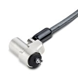 StarTech.com Laptop Kabelslot Compatibel met Noble Wedge&reg;, 2m, Anti-diefstal Kabelslot, Security Kabel voor Dell XPS/Latitude/2-in-1 Notebooks, Snijbestendig, Stalen Beveiligingskabel voor Laptop