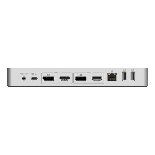 StarTech.com Universele Laptop Docking Station, Hybrid USB-C & USB-A Dock, Dual 4K DP & HDMI, 60W PD, Mac / Windows / Chrome OS, 4x USB 5Gbps Hub, GbE