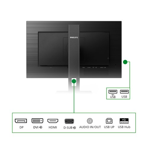 Philips B Line 272B1G/00 computer monitor 68,6 cm (27") 1920 x 1080 Pixels Full HD LED Zwart