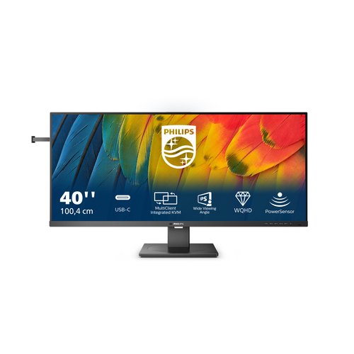Philips 5000 series 40B1U5600/00 computer monitor 101,6 cm (40") 3440 x 1440 Pixels Wide Quad HD LCD Zwart