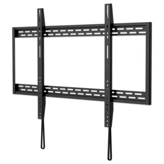 Manhattan Wandbeugel voor TV’s en monitoren (Vast), voor schermen 60–100", VESA-compatibiliteit: van 200x200 tot 900x600 mm (controleer de afmetingen van de vier montagegaten aan de achterzijde), max 50 kg, zwart