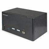 StarTech.com 2 Port Triple Monitor KVM HDMI Switch, 4K 60Hz Ultra HD HDR, Desktop Hub 4K HDMI 2.0 KVM Schakelaar met 2x USB 3.0 (5Gbps) & 4x USB 2.0 HID, Audio, Hotkey Switching, TAA