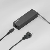 Manhattan Voedingskabel, Europese Schuko-stekker (CEE 7/4) naar C5-connector (klaver), 1 m, 2.5 A, zwart, netkabel, levenslange garantie