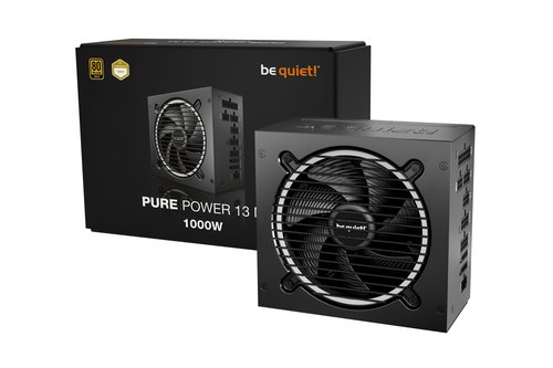 be quiet! Pure Power 13 M | 1000W power supply unit 20+4 pin ATX ATX Zwart
