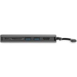 StarTech.com USB-C Multiport Adapter - USB-C Travel Dock met 4K HDMI, 3x USB 3.0 Hub, SD/SDHC, GbE, 100W PD 3.0 Pass-Through - Compacte USB-C Mini Docking Station USB Type-C/Thunderbolt 3
