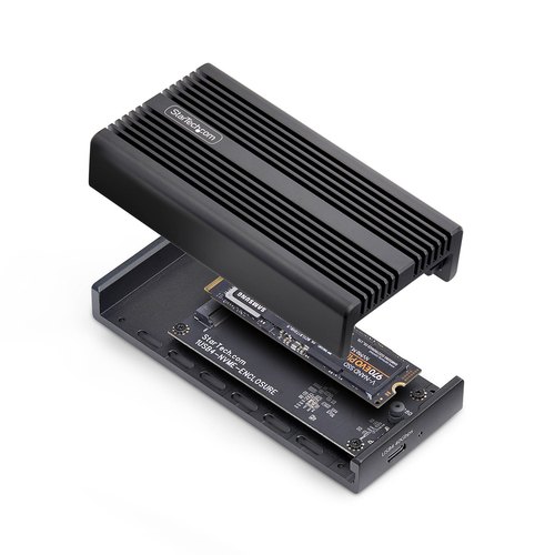 StarTech.com USB4 M.2 NVMe SSD Behuizing, 40Gbps, Externe USB-C / Thunderbolt NVMe SSD Enclosure, Aluminium Heatsink, B+M/M-Key