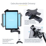 StarTech.com VESA Mount Adapter voor 7,9" tot 12,5" Tablet, Draagvermogen 2kg, 75x75/100x100 VESA Patterns, Universele Anti-Diefstal VESA Tablet Mount Klem, Secure Tablet Mount, Zwart