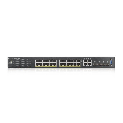 Zyxel GS2220-28HP-EU0101F netwerk-switch Managed L2 Gigabit Ethernet (10/100/1000) Power over Ethernet (PoE) Zwart