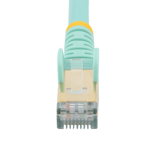 StarTech.com CAT6a kabel snagless RJ45 connectors koperdraad stp kabel 1,5 m aqua