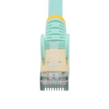 StarTech.com CAT6a kabel snagless RJ45 connectors koperdraad stp kabel 1,5 m aqua