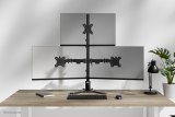 Neomounts DS45-600BL2-1 Monitorstandaard voor drie schermen 10-32"