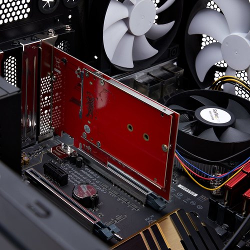 StarTech.com M.2 naar U.3 Adapter voor M.2 NVMe SSDs, PCIe M.2 Schijf naar 2.5inch U.3 (SFF-TA-1001) Host Adapter/Converter, TAA Compliant, 2.5" Drive Form Factor