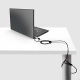 StarTech.com Laptop Kabelslot Compatibel met Noble Wedge&reg;, 2m, Anti-diefstal Kabelslot, Security Kabel voor Dell XPS/Latitude/2-in-1 Notebooks, Snijbestendig, Stalen Beveiligingskabel voor Laptop