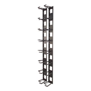 APC Verticale kabelorganizer, 8 kabelringen, nul U