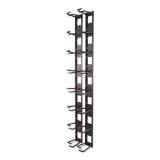 APC Verticale kabelorganizer, 8 kabelringen, nul U