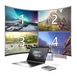 j5create JCA366-N USB-C™ naar 4-Port HDMI™ Multi-Monitor Adapter