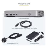StarTech.com Dual-Monitor USB4 Docking Station, Dual 4K 120Hz of Single 8K 60Hz HDMI, 100W Laptop Charging, 2.5GbE, USB-C Multi-Monitor Dock, Zonder Drivers