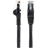 StarTech.com N6LPATCH1MBK netwerkkabel Zwart 1 m Cat6 U/UTP (UTP)