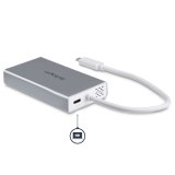 StarTech.com USB-C Multiport Adapter, USB-C Travel Dock met 4K HDMI, 60W Power Delivery Passthrough, GbE, 2pt USB-A 3.0 Hub, USB Type-C Mini Laptop Docking Station, Wit