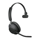 Jabra Evolve2 65 Headset Draadloos Hoofdband Kantoor/callcenter USB Type-A Bluetooth Oplaadhouder Zwart