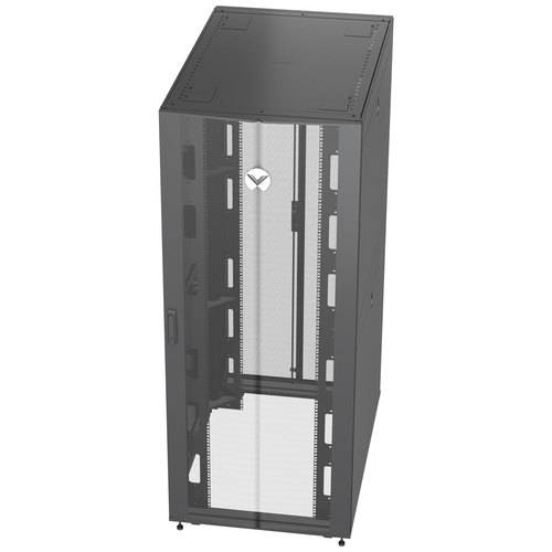 Vertiv VR3350 rack 42U Vrijstaande rek Zwart, Transparant