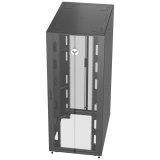 Vertiv VR3350 rack 42U Vrijstaande rek Zwart, Transparant