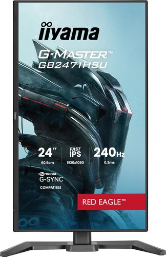 iiyama G-MASTER GB2471HSU-B1 computer monitor 60,5 cm (23.8") 1920 x 1080 Pixels Full HD Zwart