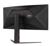 AOC G4 CU34G4 computer monitor 86,4 cm (34") 3440 x 1440 Pixels Wide Quad HD LED Zwart, Rood