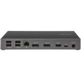 StarTech.com USB C Dock - Triple 4K Monitor USB Type-C Docking Station - 100W Power Delivery - DP 1.4 Alt Mode & DSC, 2x DisplayPort 1.4/HDMI 2.0 - 6xUSB (2x 10Gbps), SD - Windows/Chrome