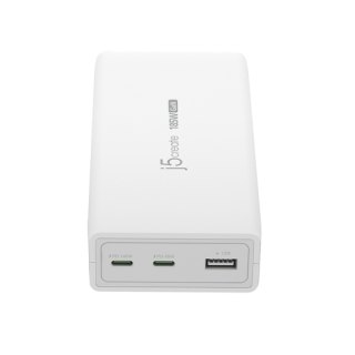j5create JUP37185W-EN oplader voor mobiele apparatuur Universeel Wit AC Snel opladen Binnen