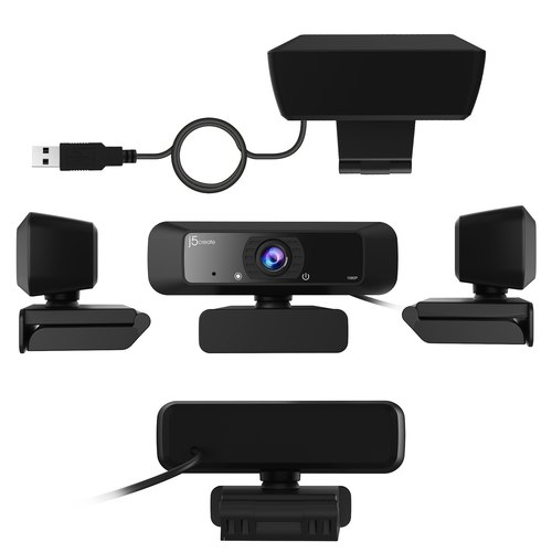 j5create JVCU100-N USB™ HD Webcam met 360° Rotatie