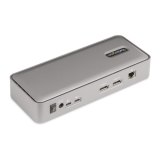 StarTech.com Dual-Laptop USB-C KVM Docking Station, Dual Monitor 4K 60Hz DisplayPort Dock, 5-Port USB Hub, GbE, 90W/45W Power Delivery voor Twee Laptops, Windows/Mac, Dual Host KVM Dock