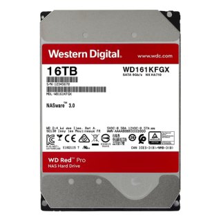16TB RED PRO 512MB CMR 3.5IN SATA 6GB/S