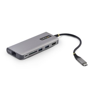 StarTech.com USB-C naar HDMI Multiport Adapter, 140W PD Charging, 4K60Hz, 3 Port USB 10Gbps Hub, SD Kaartslot, 2.5GbE, Mini Dock voor MacBook / Dell / / HP