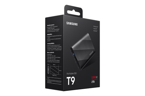 Samsung MU-PG2T0B 2 TB USB Type-C USB 3.2 Gen 2x2 Zwart