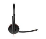 HP Poly Blackwire 3225 Stereo USB-C Headset + 3,5 mm plug + USB-C/A adapter