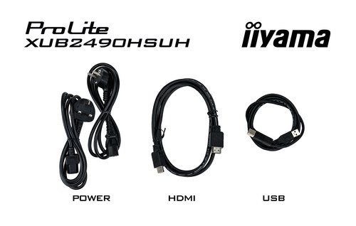 iiyama XUB2490HSUH-B2 computer monitor 60,5 cm (23.8") 1920 x 1080 Pixels Full HD LED Zwart