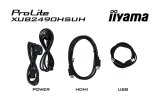 iiyama XUB2490HSUH-B2 computer monitor 60,5 cm (23.8") 1920 x 1080 Pixels Full HD LED Zwart