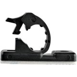 StarTech.com 100 Zelfklevende Kabelmanagement Clips, 5.5mm, Zwart, Netwerk/Ethernet/Bureau/Computer Kabelbeheer, Klevende Kabelhouders, Zelfklevende Klem, Nylon, UL/94V-2 Brandklasse